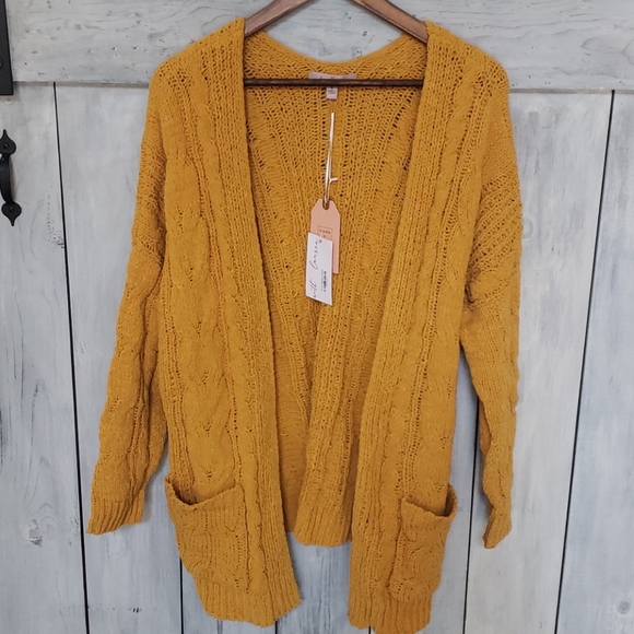 Love Tree Sweaters - NEW Love Tree "Not Your Grandma's Cardigan" Small